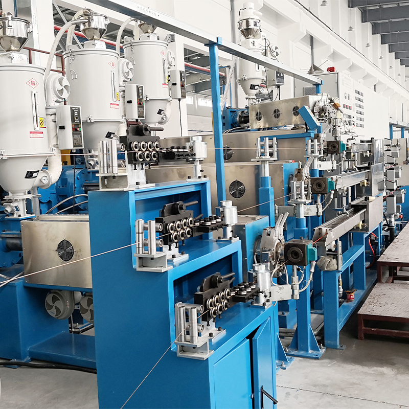 Högeffektiv PP PVC PE-kabelextruder